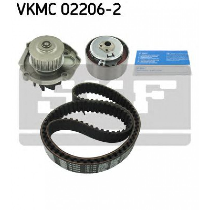 VKMC 02206-2 SKF - Насос охолоджуючої рідини + комплект зубчатого ремня